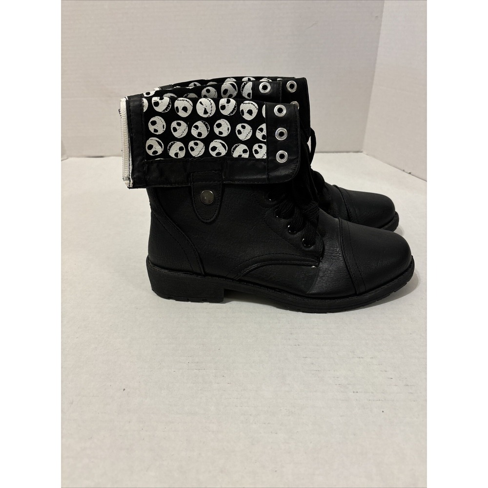 The Nightmare Before Christmas Women's Boots Jack Skellington Tim Burton Sz 8